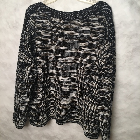 Eileen Fisher Bateau Neck Pullover top - Picture 4 of 6